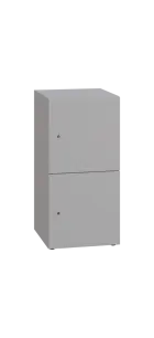 DOMINIT 22 úložná skříň 2-boxová, 917x450x400 mm, šedá